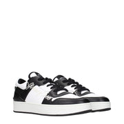 Jimmy Choo Black Leather Sneakers