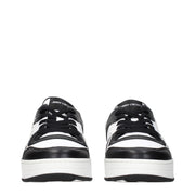 Jimmy Choo Black Leather Sneakers