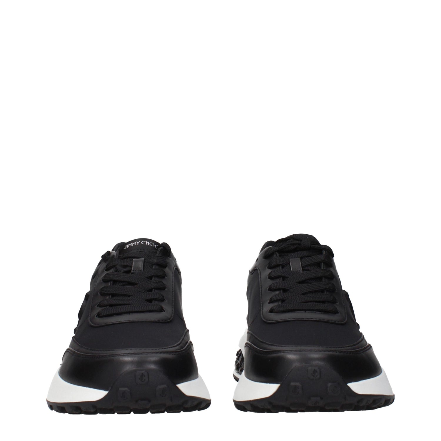 Jimmy Choo Black Fabric Athletic Sneakers