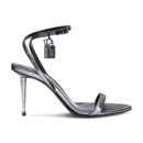 Tom Ford Silver Padlock Sandals