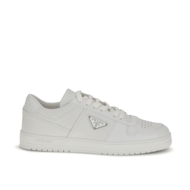 Prada White Leather Men’s Sneakers