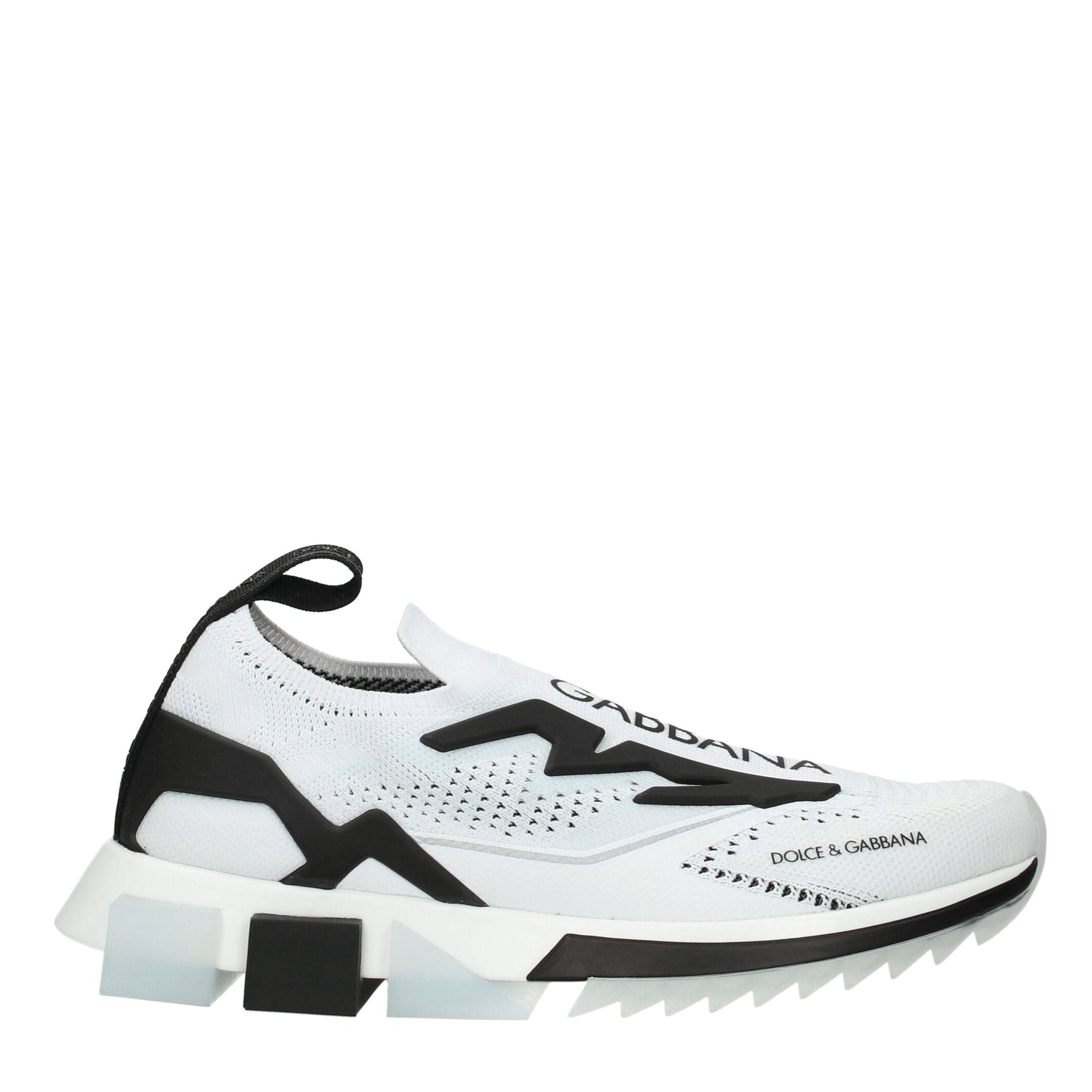 Dolce & Gabbana White Fabric Sneakers