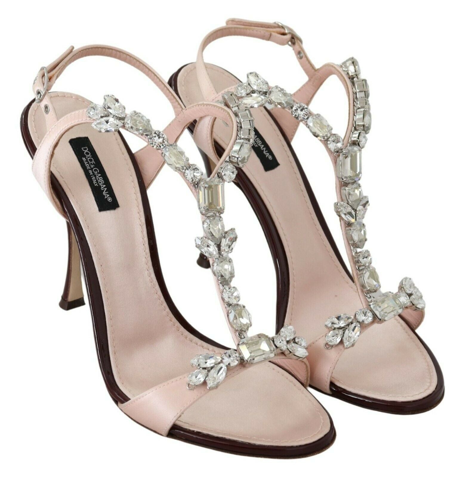 Dolce & Gabbana Keira Crystal-Embellished Stiletto Sandals