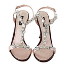 Dolce & Gabbana Crystal-Embellished Stiletto Sandals