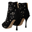 Dolce & Gabbana Embellished Crystal Booties