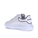 Alexander McQueen White on White Leather Men’s Sneakers