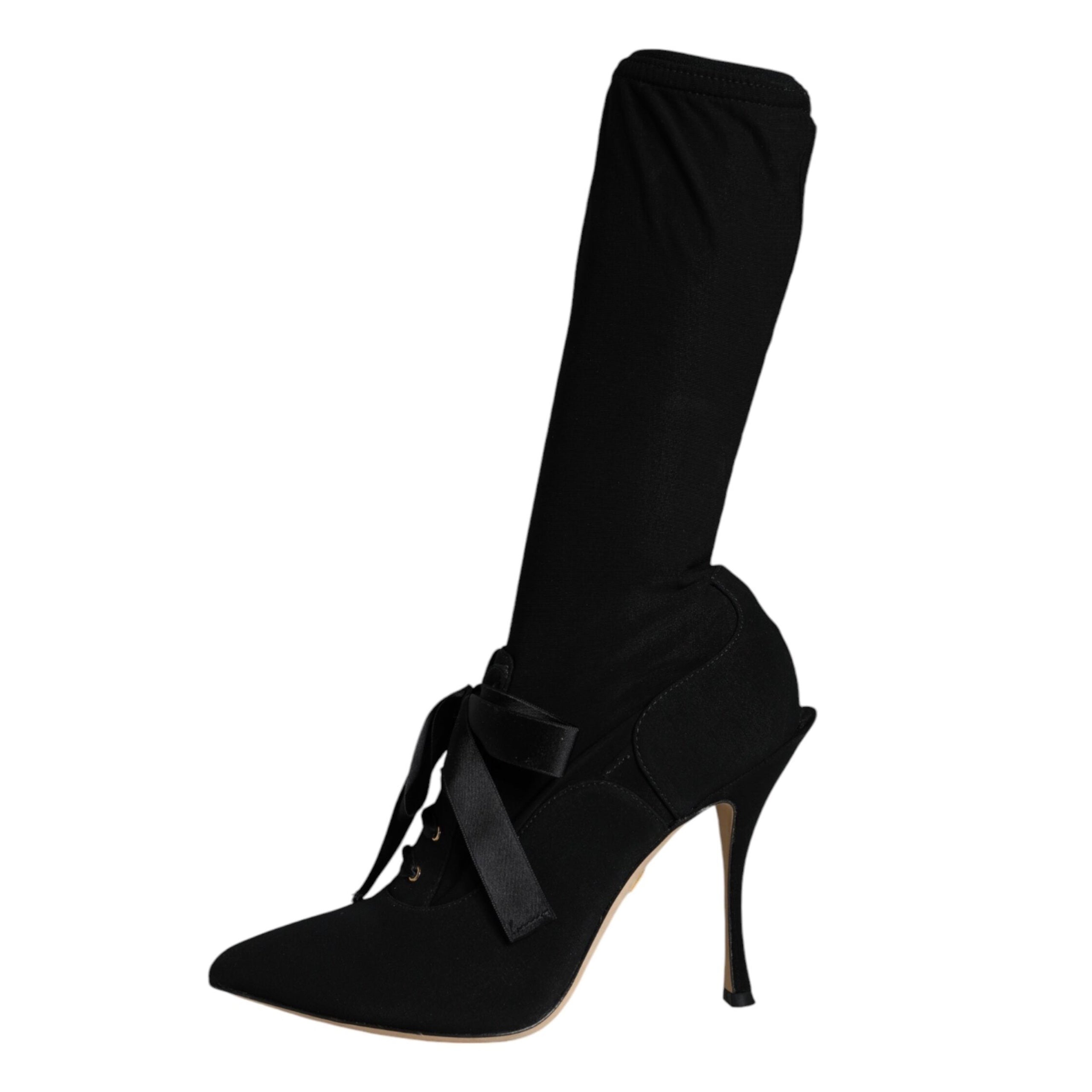 Dolce & Gabbana Black Stiletto Boots
