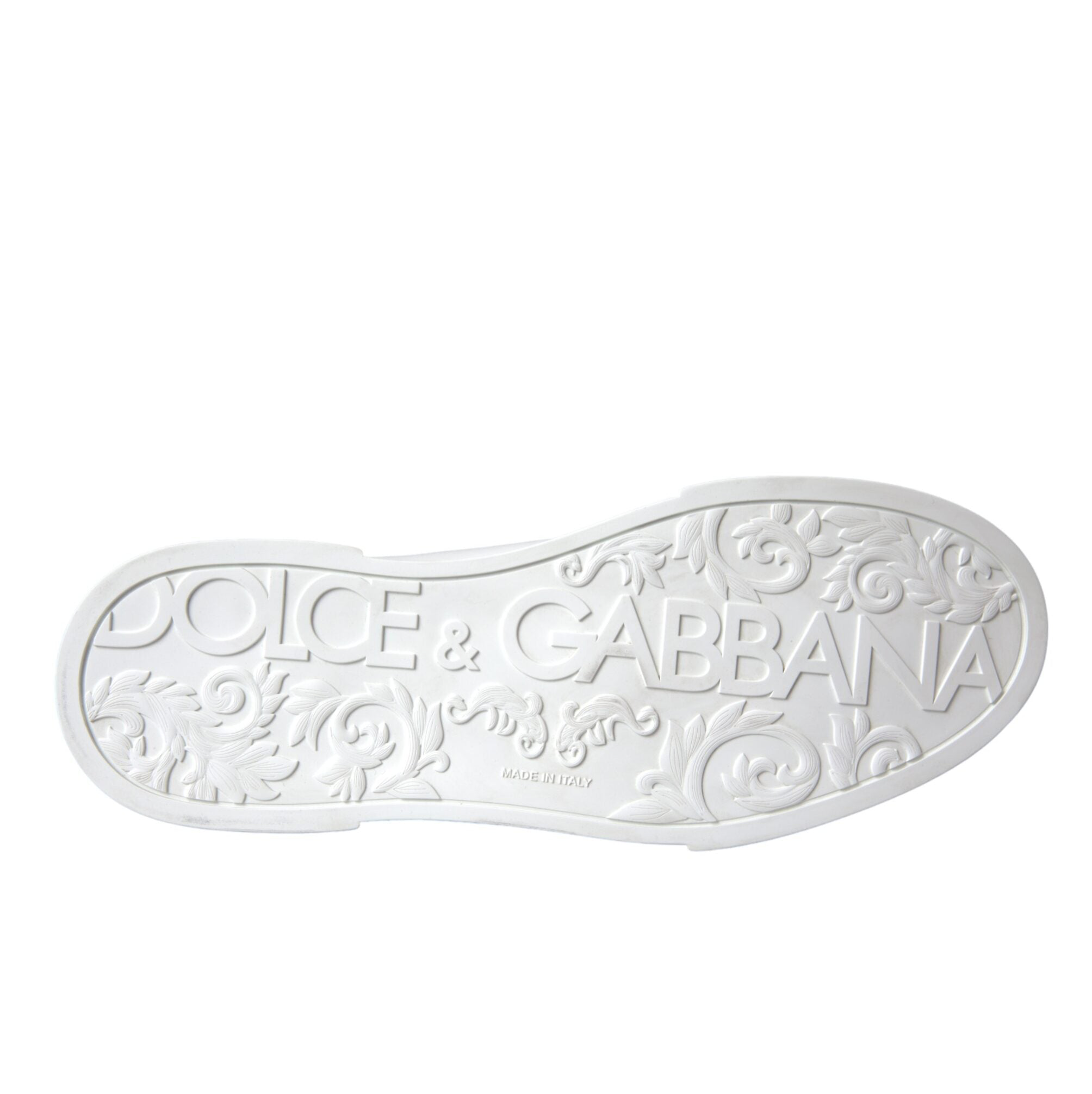 Dolce & Gabbana White DG Logo Low Top Sneakers