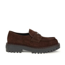 Prada Suede Brown Loafers