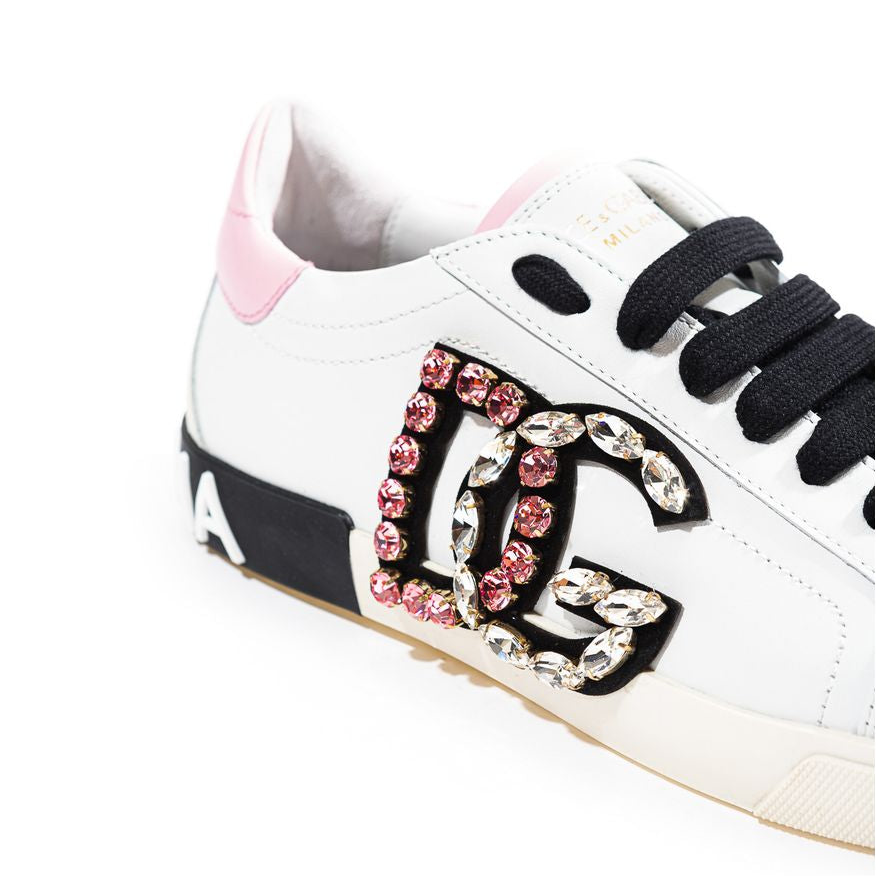 Dolce & Gabbana White Leather Sneaker