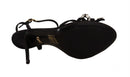 Dolce & Gabbana Black Heels with Crystal Bow