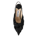 Jimmy Choo Black Leather Pointed Toe Pumps