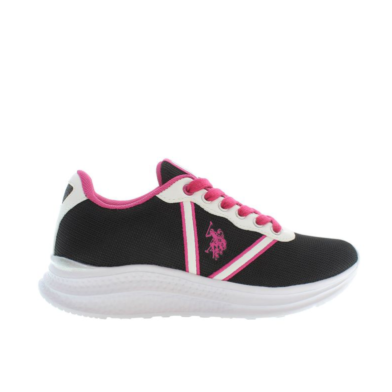 U.S. POLO ASSN. Black & Pink Women Sneaker
