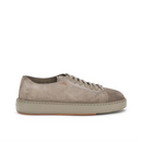 Santoni Suede Brown Sneakers