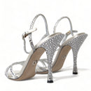 Dolce & Gabbana Metallic Crystal Detailed Heels