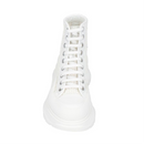 Alexander McQueen White Tread Slick High-Top Sneakers