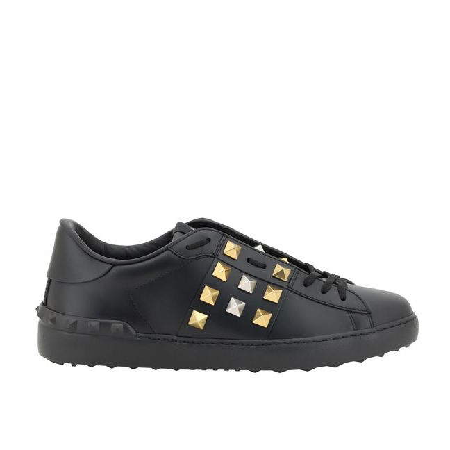 Valentino Garavani Rockstud Black Sneakers Men’s