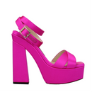 Jimmy Choo Pink Satin Sandal