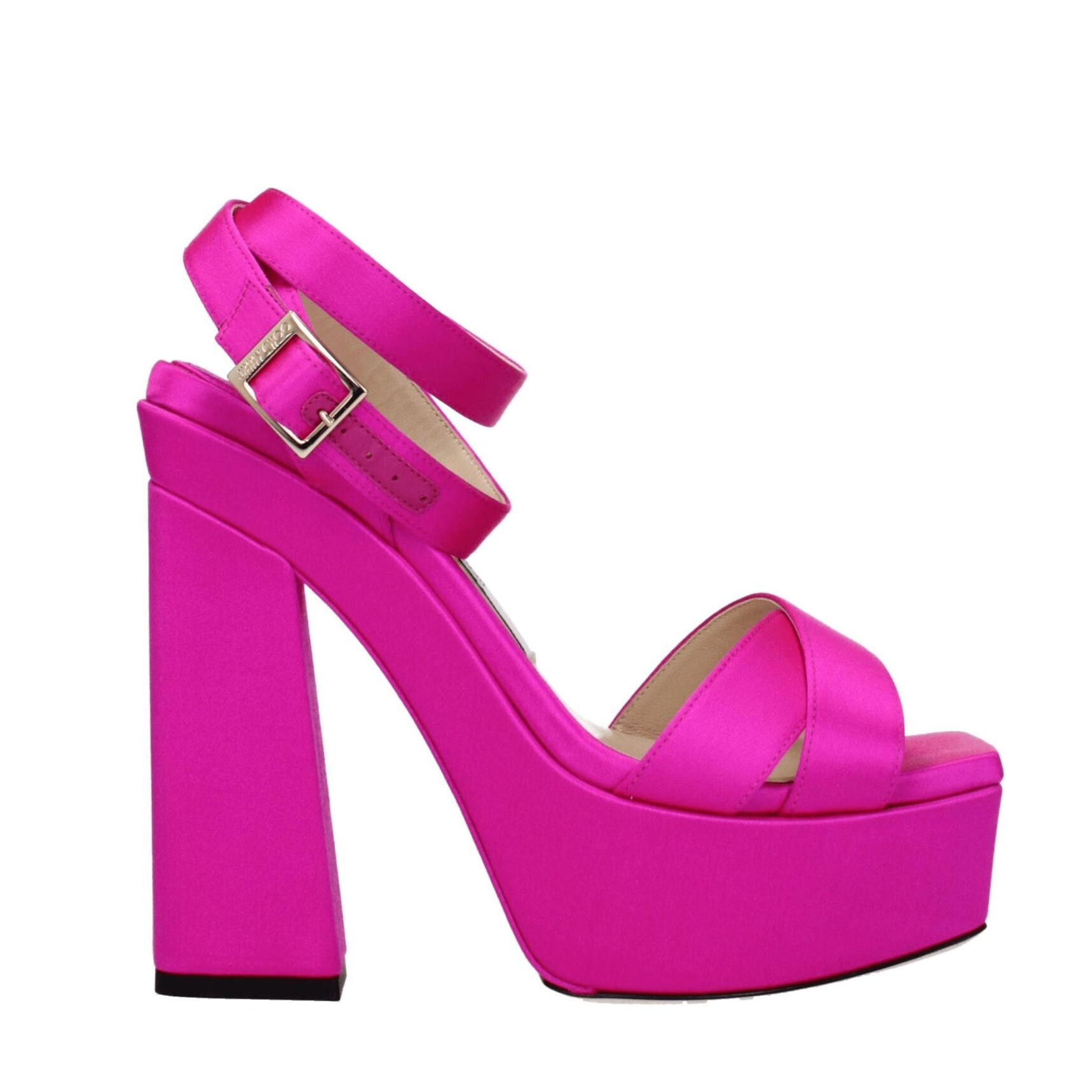 Jimmy Choo Pink Satin Sandal