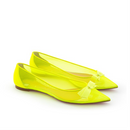 Christian Louboutin Sunshine Yellow Mesh Flat