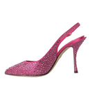 Dolce & Gabbana Pink Slingbacks Crystal Pumps