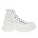 Alexander McQueen White Tread Slick High-Top Sneakers