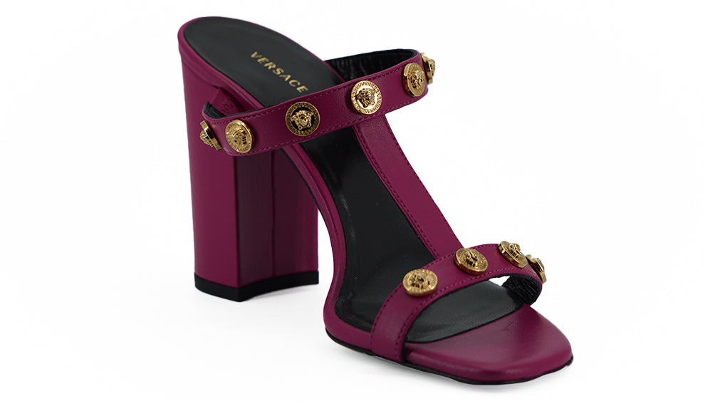 Versace Medusa Purple Sandals