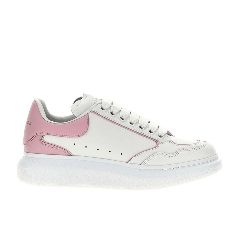 Alexander McQueen Larry White & Pink Women's Sneakers