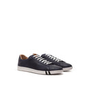 Bally Elegant Blue Leather Sneakers For Men