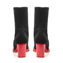 Alexander McQueen Black Neoprene Boot