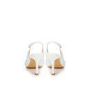 Bottega Veneta White Leather Sandal