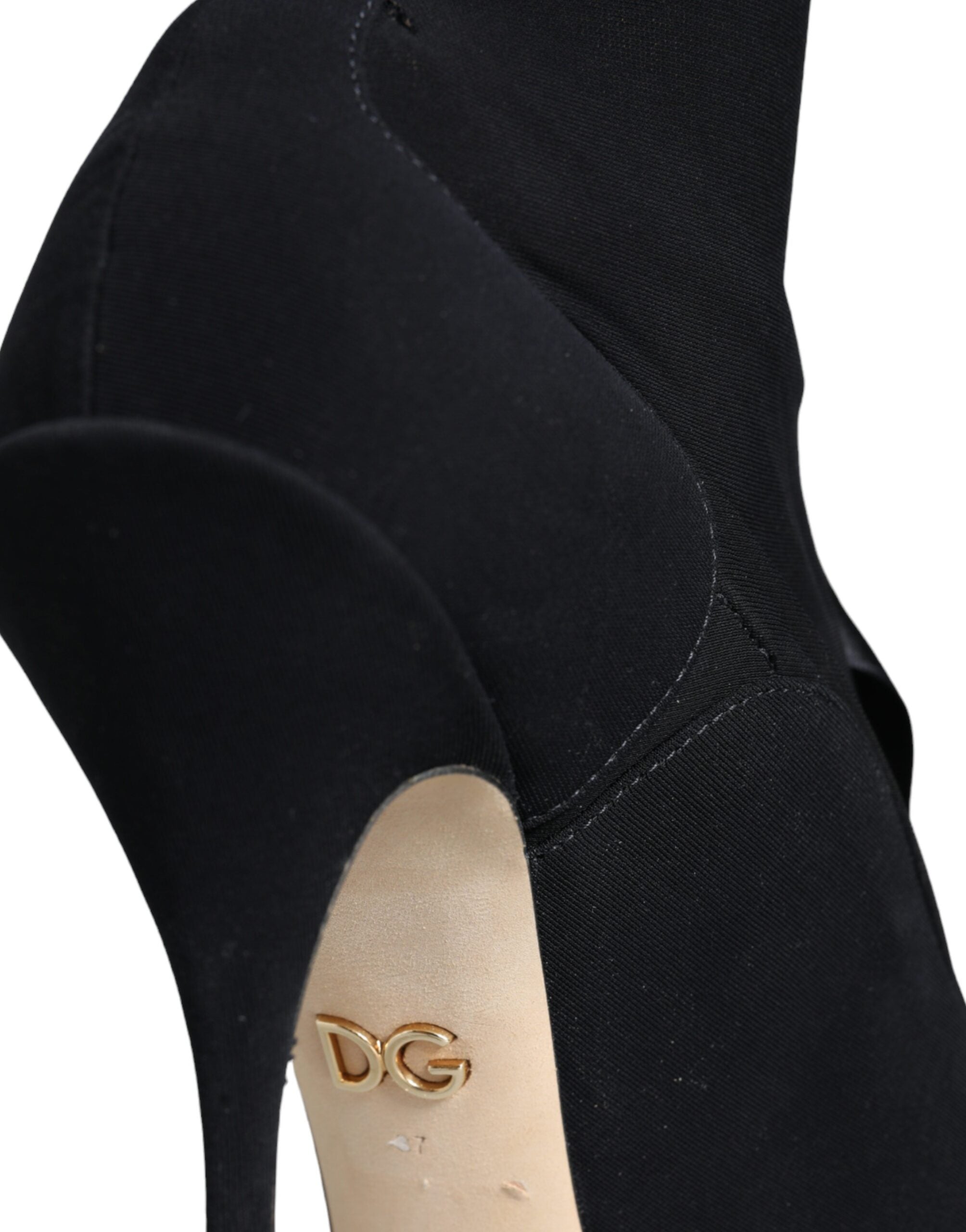 Dolce & Gabbana Black Stiletto Boots