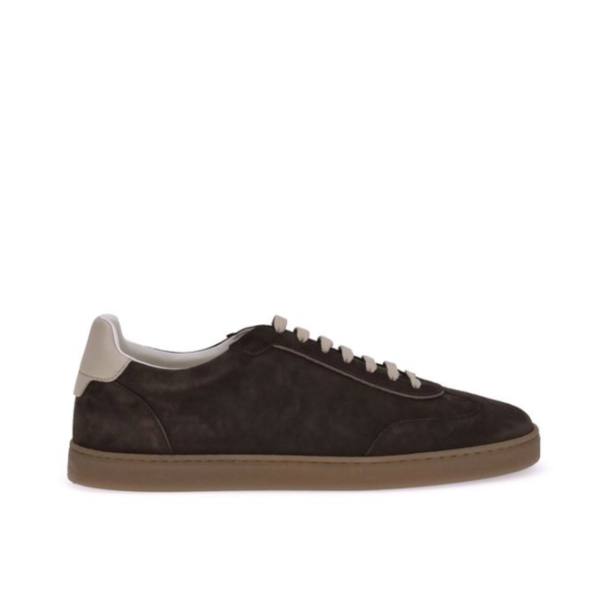 Brunello Cucinelli Brown Suede Sneakers