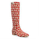 Valentino Garavani Canvas Logo Boots