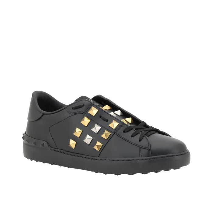 Valentino Garavani Rockstud Black Sneakers Men’s