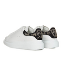 Alexander McQueen Oversized Leather Sneakers Embroidered Heel