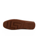 Versace Medusa-Embossed Brown Leather Loafers