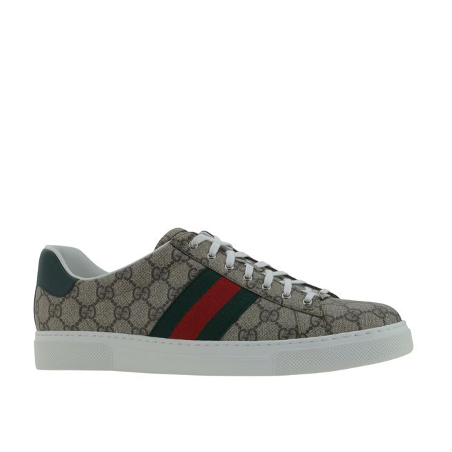 Gucci Gray Canvas Men's Sneakers