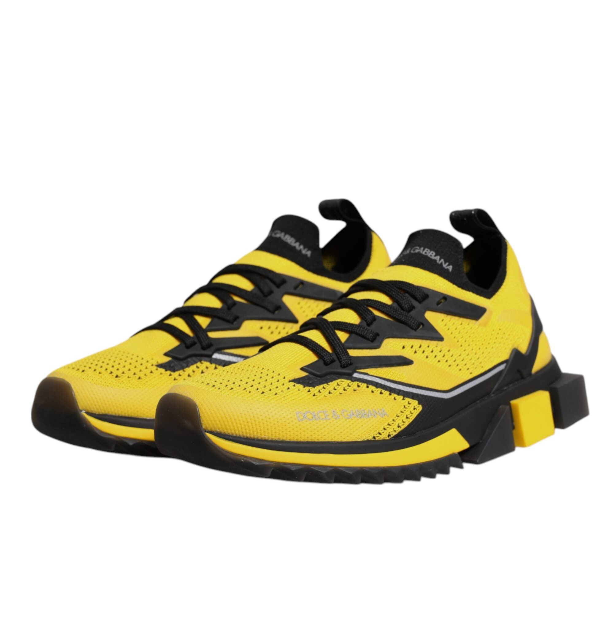 Dolce & Gabbana Yellow SORRENTO Sport Stretch Men’s Sneakers