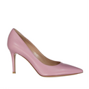 Gianvito Rossi 85 Pink Blush Leather Pumps