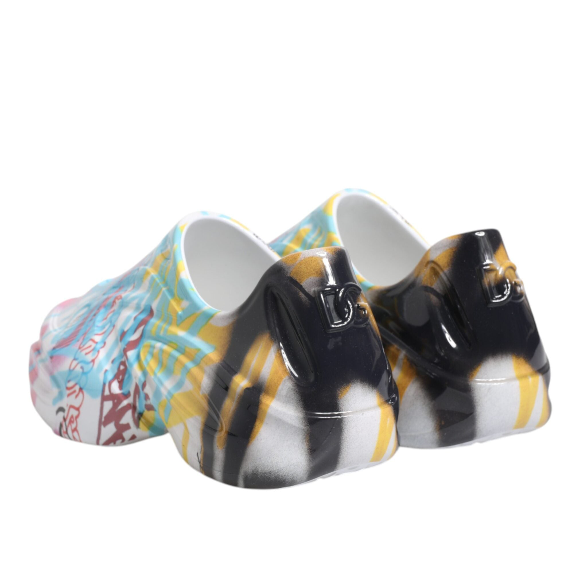 Dolce & Gabbana Multicolor Graffiti Daymaster Rubber Sneakers
