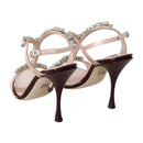 Dolce & Gabbana Crystal-Embellished Stiletto Sandals