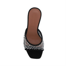 Amina Muaddi Lupita Crystal Sandals