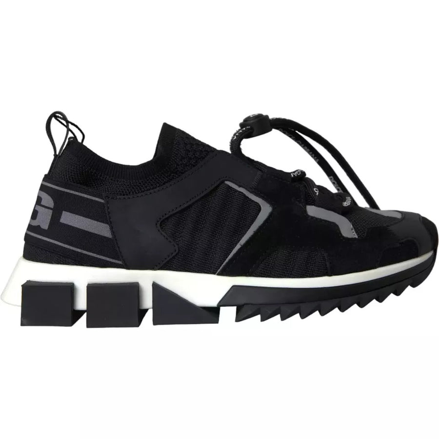 Dolce & Gabbana Sorrento Slip-On Sneakers — Black & White