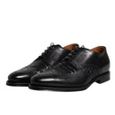 Dolce & Gabbana Black Derby Wingtip Formal Shoes