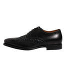Dolce & Gabbana Black Derby Wingtip Formal Shoes