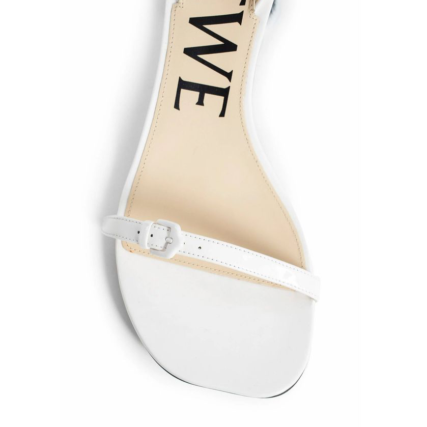 Loewe Petal Brush Leather Sandals