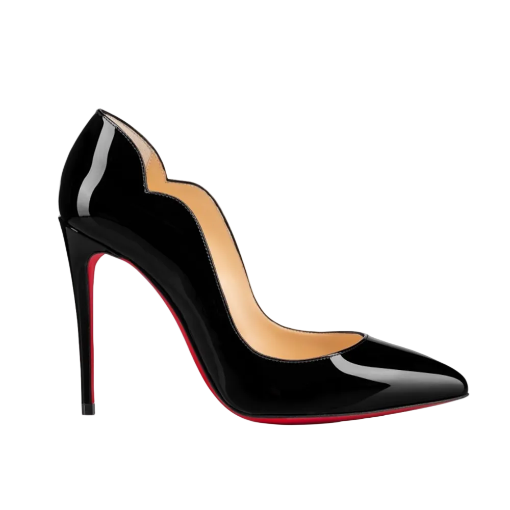 Christian Louboutin Black Hot Chick Pumps 100