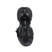 Balenciaga Black Fabric Athletic Sneakers