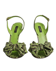 Dolce & Gabbana Green Python Leather